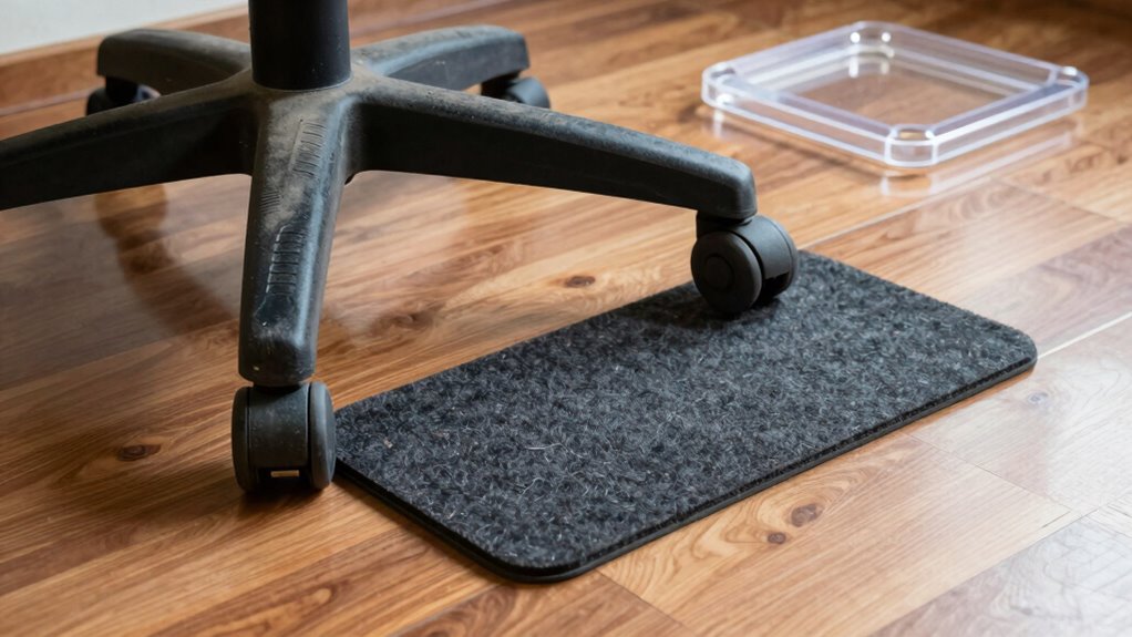 floor protection for heavy chairs