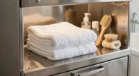 maintain clean towel warmers