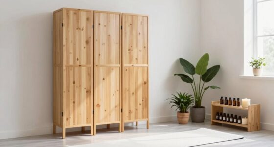 maintain divider and wellness area