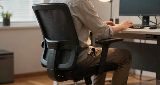 maintain proper sitting posture