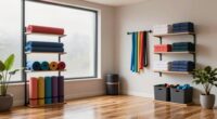 organized wellness gear storage