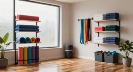 organized wellness gear storage