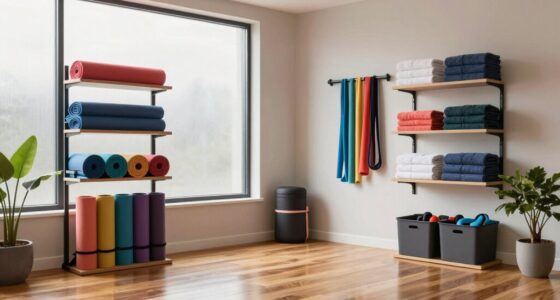 organized wellness gear storage