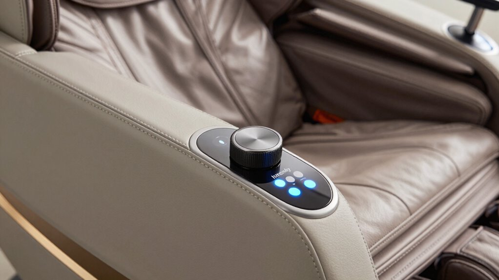 personalized adjustable massage controls