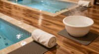 prevent slips near wet areas