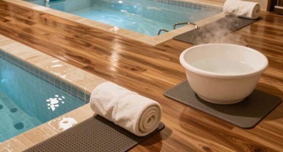 prevent slips near wet areas