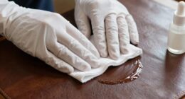 proper leather cleaning routine