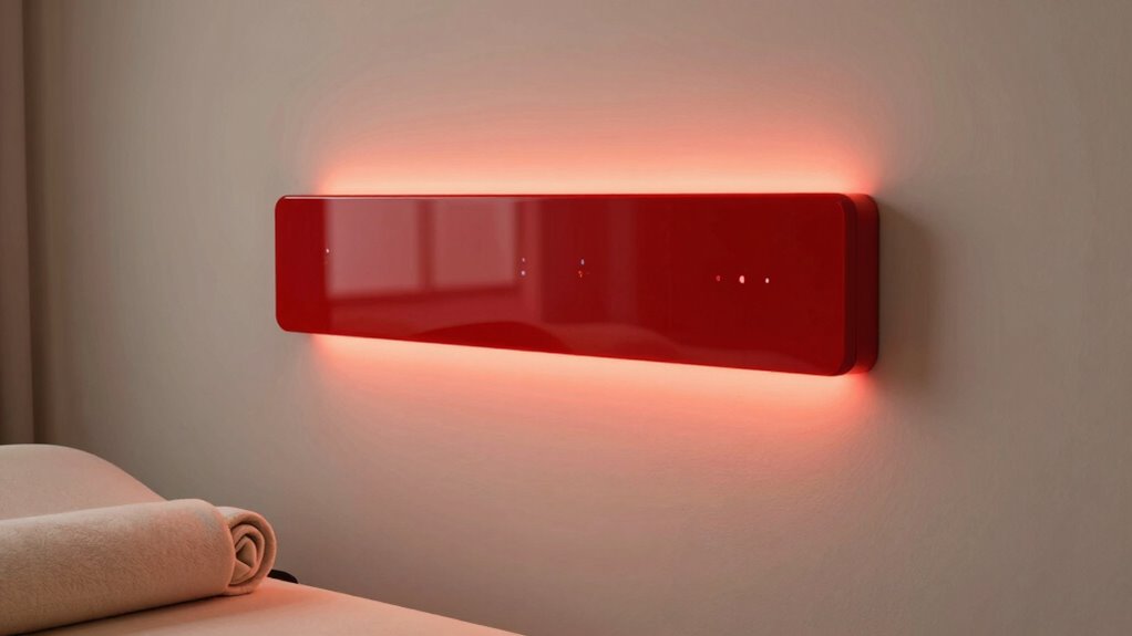 red light therapy setup