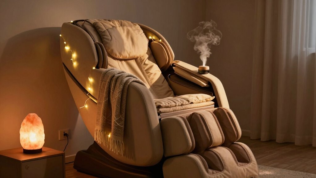 relaxing bedtime routine environment