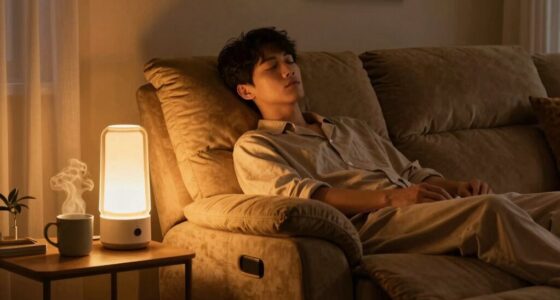 relaxing evening with heat