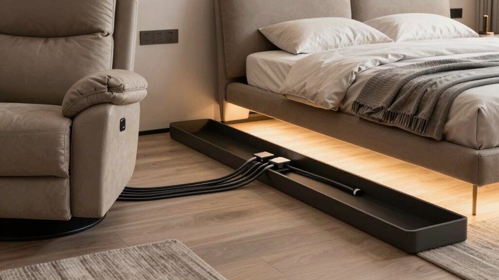 safe clutter free cable management