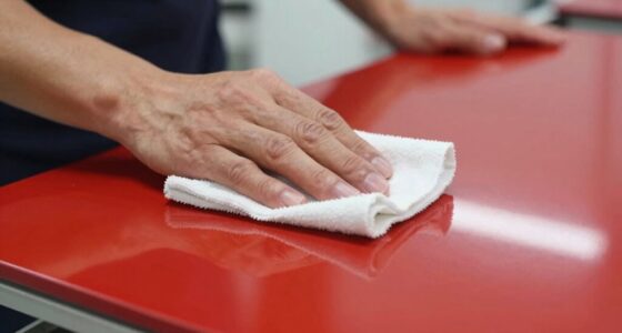 safe red light panel cleaning
