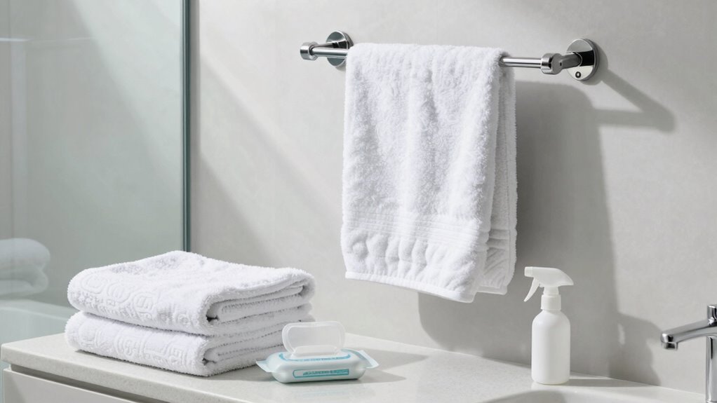 sanitize shared linens regularly