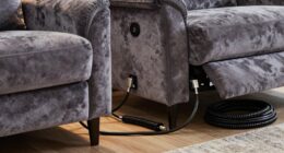 secure cables around recliners