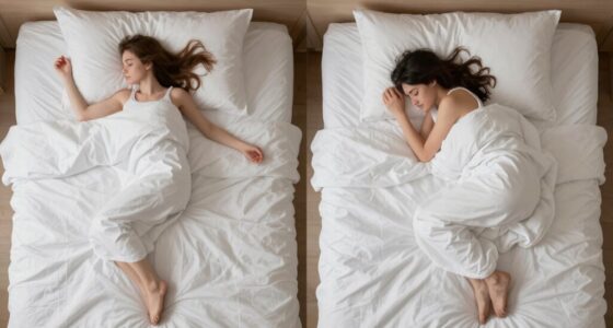 sleep position affects sensation