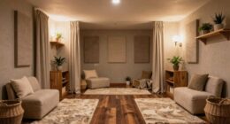 soundproofing and soft furnishings
