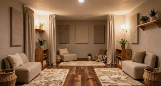 soundproofing and soft furnishings