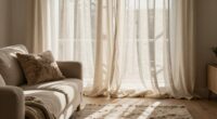 use curtains to soften sound