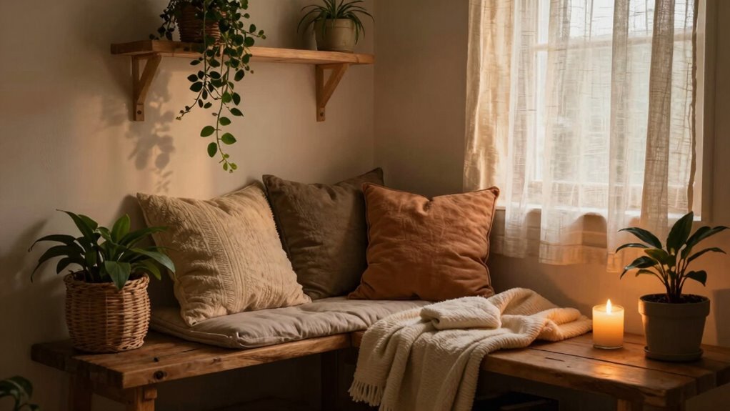 warm calming wellness sanctuary