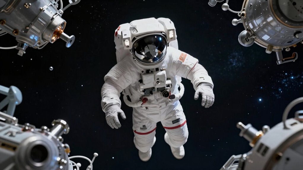 weightless movement requires caution