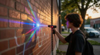 Show HN: Laser Graffiti