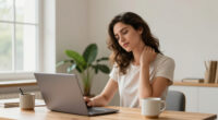Three Of The Best Exercises For Tech Neck—and You Can Do Them All At Your Desk
